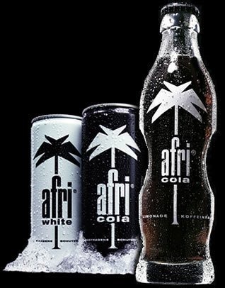 Afri-Cola, This beverage has an African motif, but was actu…