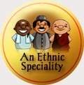 traditional badge ethnic speciality_flat