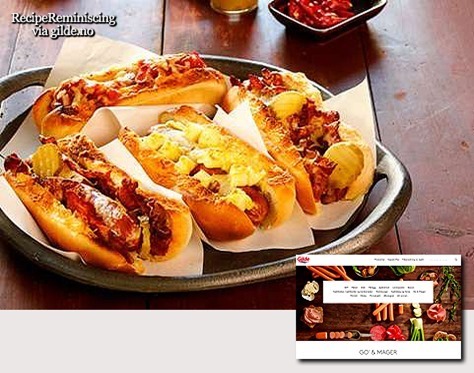 Gratined Hot Dogs / Gratinerte Grillpølser